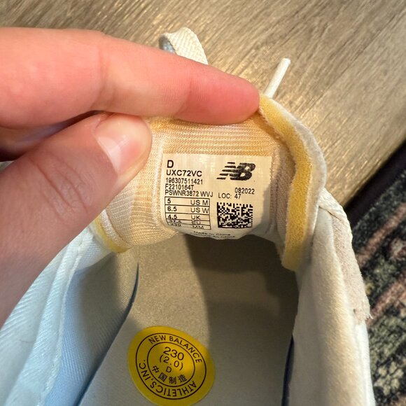 New Balance XC-72 Sneakers Sea Salt Honeycomb UXC72VC - Picture 5 of 5